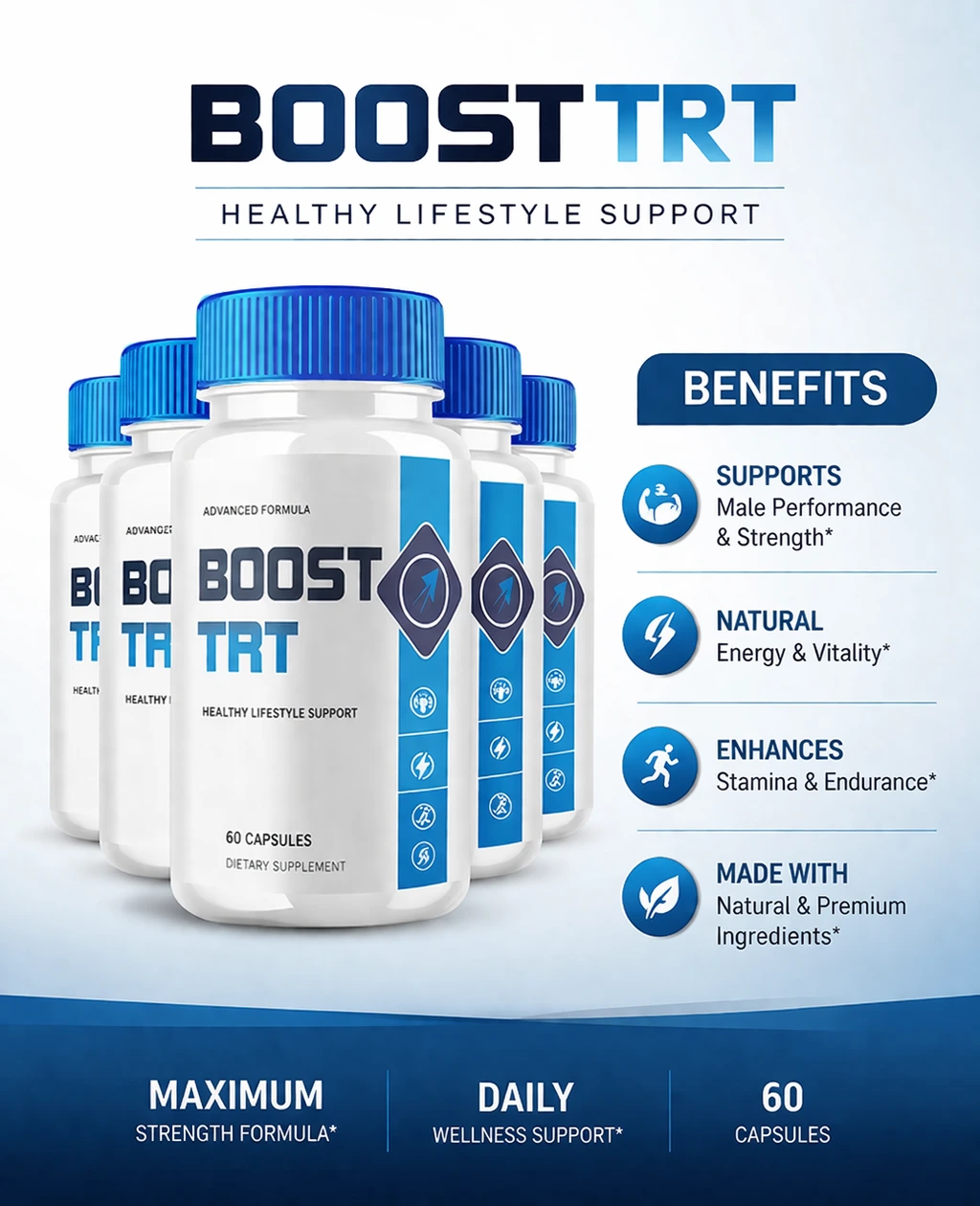 Boost TRT Male Wellness Support Supplement